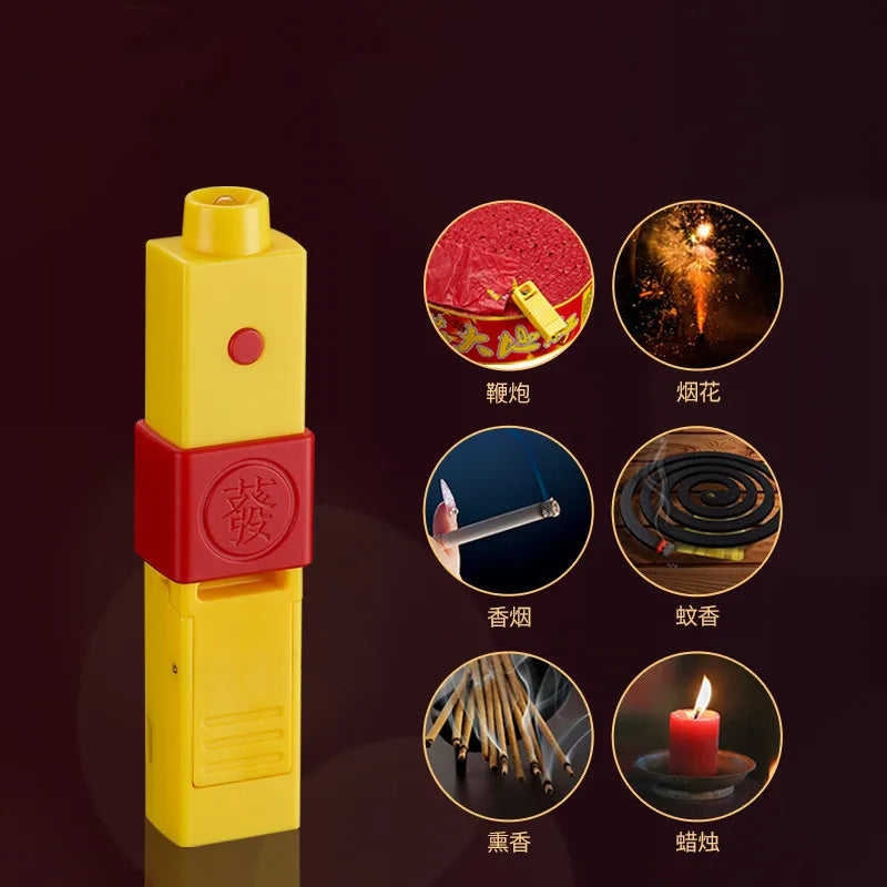 Safe Remote Control Ignition USB Rechargeable Lighter | Tungsten Wire Windproof Outdoor Camping Gadget