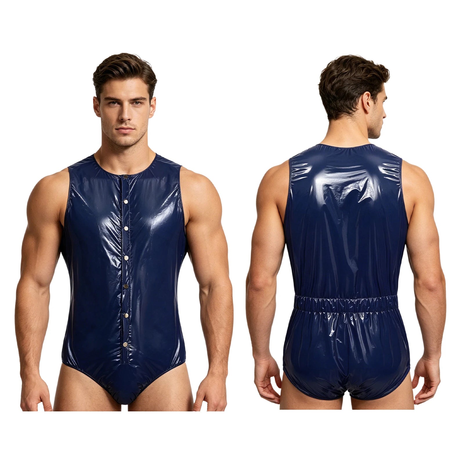 Women Men Waterproof Adaptive Bodysuit Elderly Bedridden Leak-proof Incontinence Diaper Cover Easy-to Wear Rompers Swimsuit